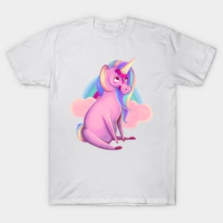 Ice Unicorn - White T-Shirt